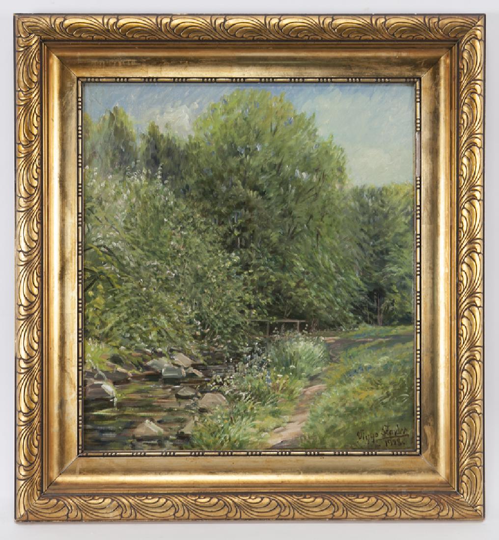 Viggo Stender "Untitled (Sunlit forest landscape (1 of 5)