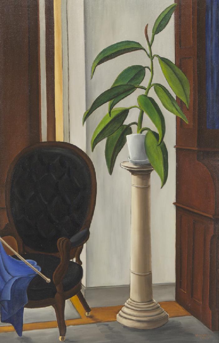 Wade White "Studio Interior" oil on (1 of 9)