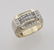 Gent's 14K gold and diamond ring