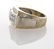 Gent's 14K gold and diamond ring - 2