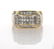 Gent's 14K gold and diamond ring - 3