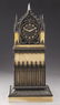 Large French marble and bronze mantel clock, - 2