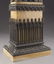 Large French marble and bronze mantel clock, - 9
