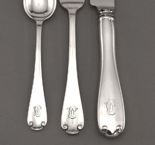 98 Pcs. Tiffany "Flemish" sterling silver flatware - 2