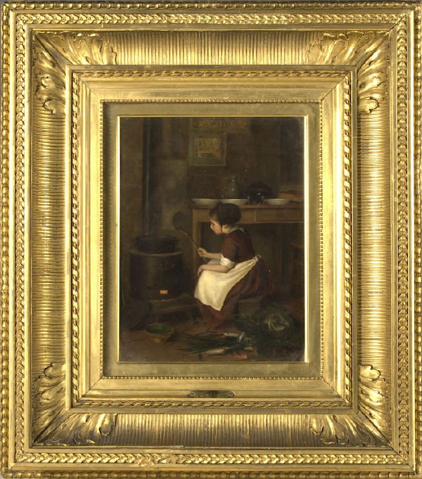 Pierre Edouard Frere oil painting on canvas
