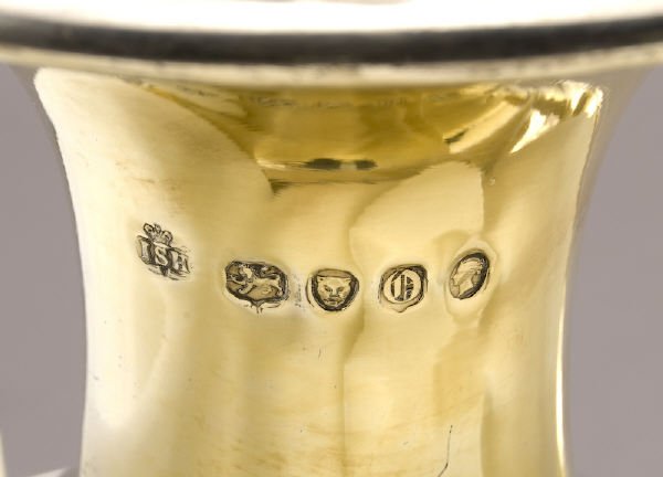 John S. Hunt English sterling covered cup and - 6