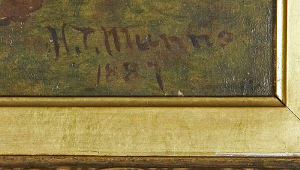 Henry Turner Munns oil painting on canvas, - 2