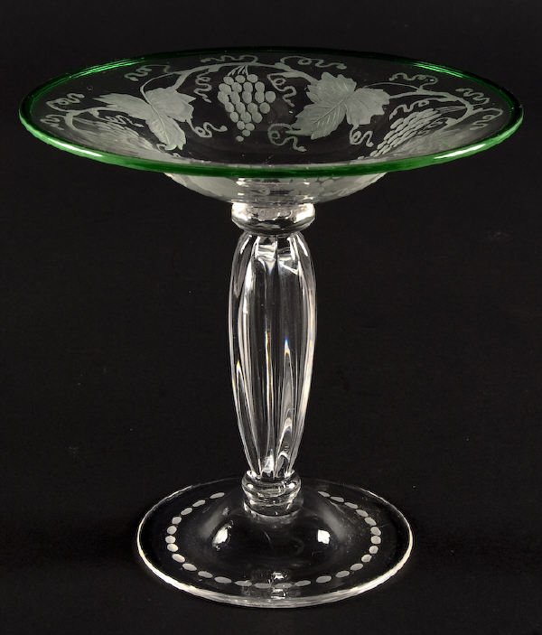 (5) Pcs. American art glass including: (1) Steuben - 4