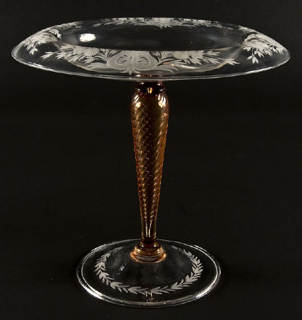 (5) Pcs. American art glass including: (1) Steuben - 6