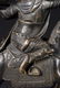 102: Important Chinese Qing Imperial gilt bronze guard - 8