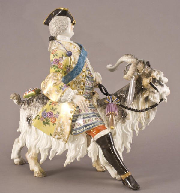 Meissen porcelain Count Von Bruhl's tailor figure - 2