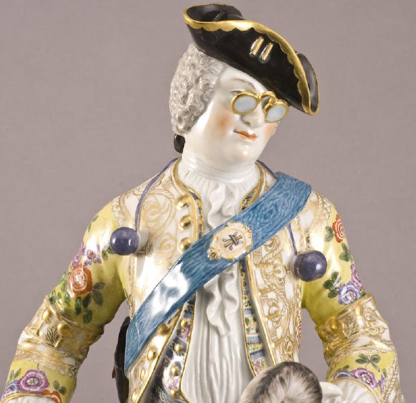 Meissen porcelain Count Von Bruhl's tailor figure - 5