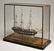 20: 19th C. bone and wood model of a sailing ship,