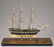20: 19th C. bone and wood model of a sailing ship, - 2