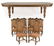 157: Renaissance Revival Agostino table and (10) chairs