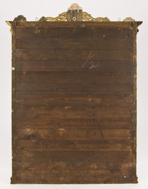 Large Renaissance revival style gilt wood mirror - 2