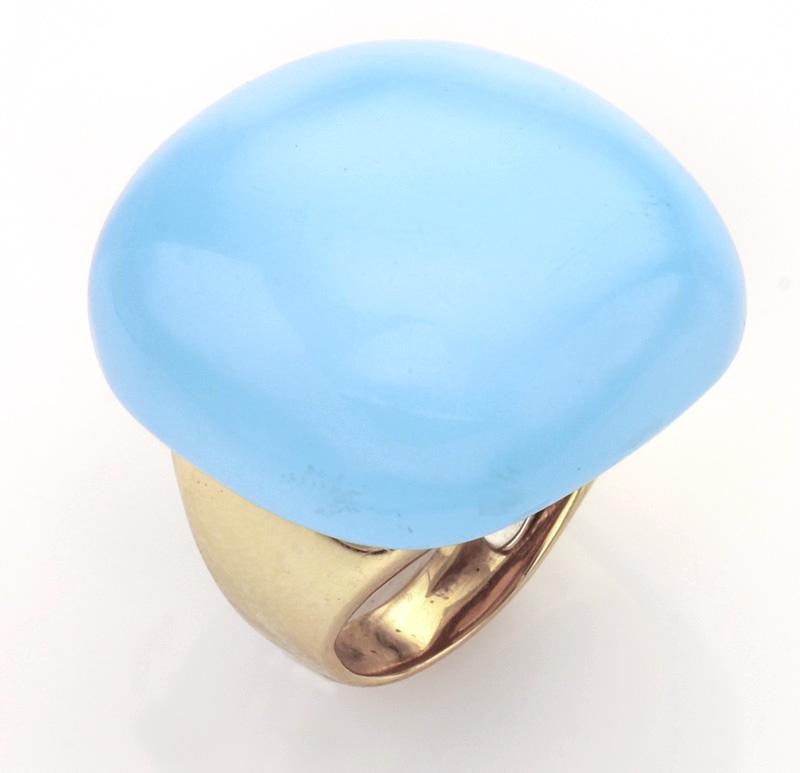 Eva Nueva 18K gold and turquoise ring, (1 of 3)