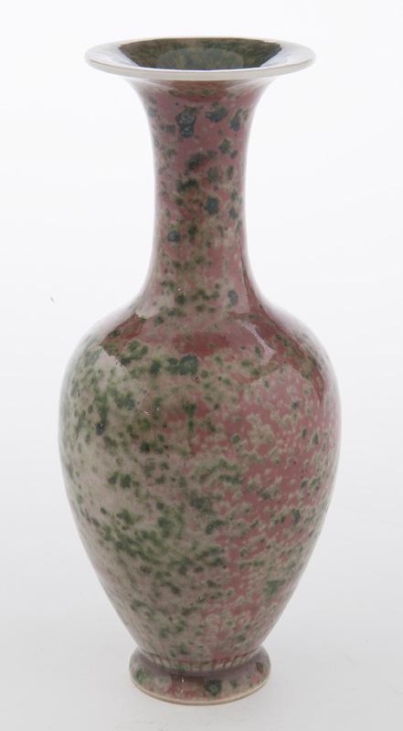 Chinese Qing peach blossom porcelain vase, (1 of 7)