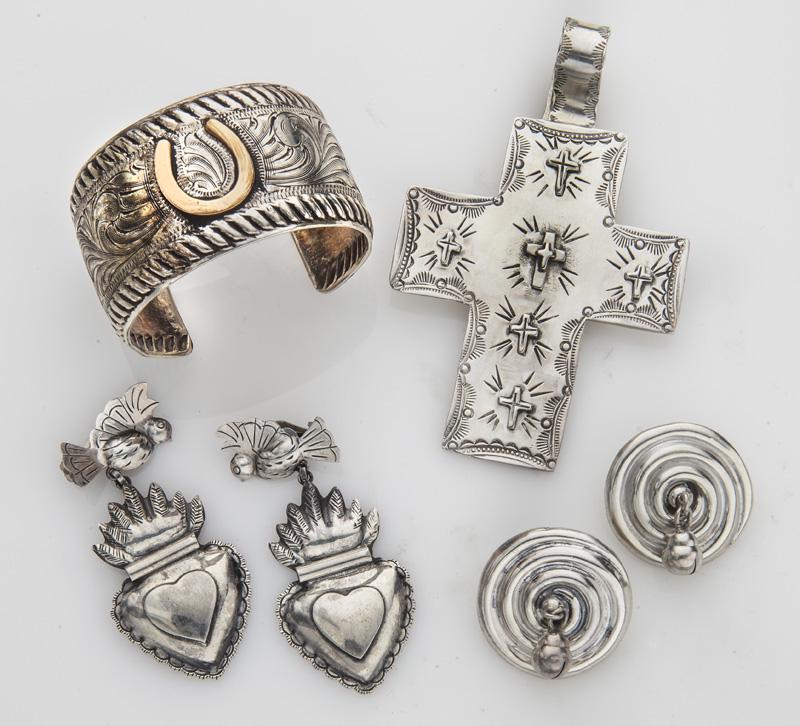 (4) Sterling silver jewelry articles, (1 of 5)