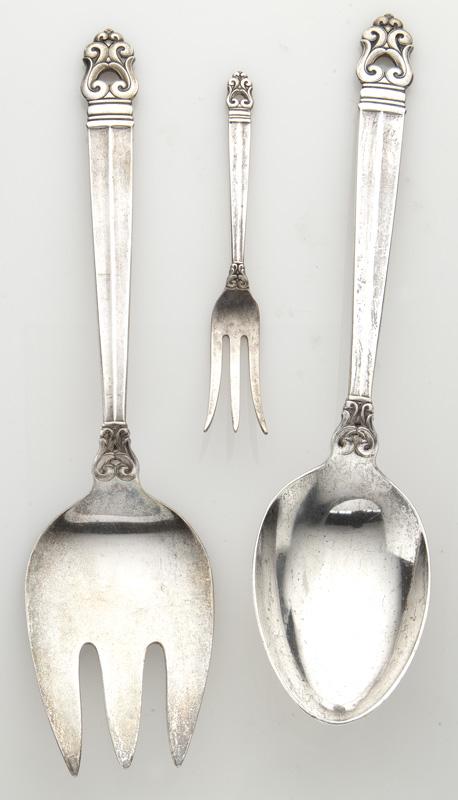 (3) Pcs. International Sterling Royal Danish (1 of 3)
