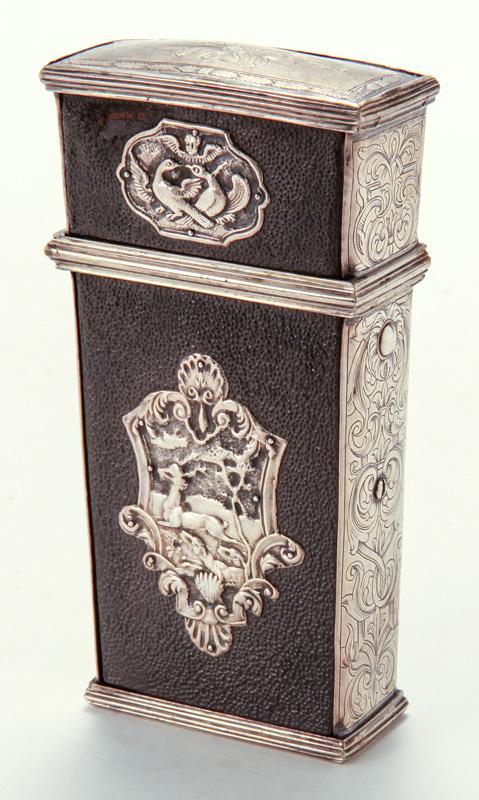 Antique shagreen cased neccesaire set (1 of 7)