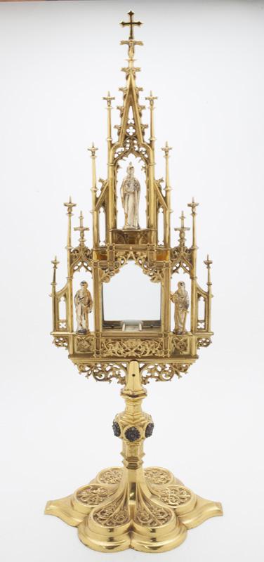 French gilt bronze monstrance, (1 of 11)