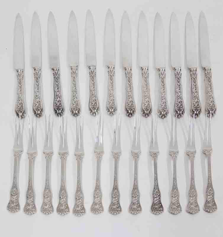 (24) Pcs. Tiffany & Co. Olympian sterling silver (1 of 5)
