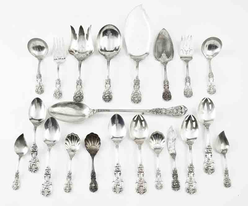 (21) Pcs. Reed & Barton Francis I sterling silver (1 of 5)
