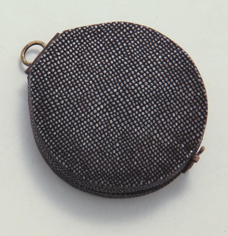 Antique shagreen cased portable sundial with (1 of 7)