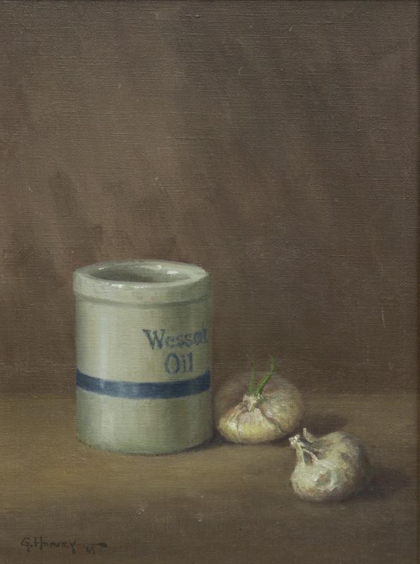 G. Harvey "Old Crock" oil on canvas. (1 of 5)