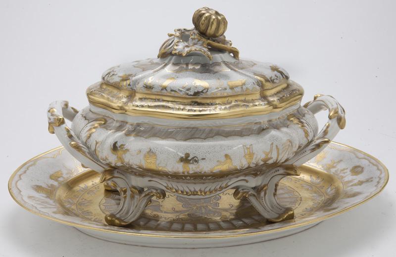 Tiffany & Co. porcelain tureen & underplate, (1 of 10)