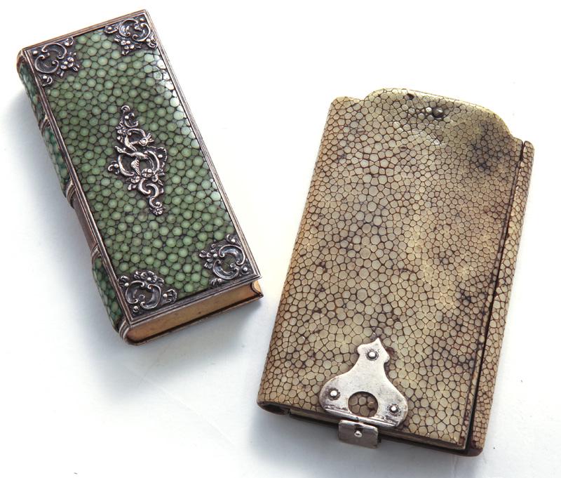 (2) Antique shagreen cased items, (1 of 9)