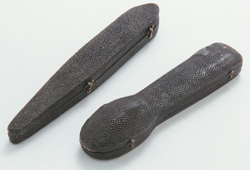 (2) Antique shagreen cased items, (1 of 8)