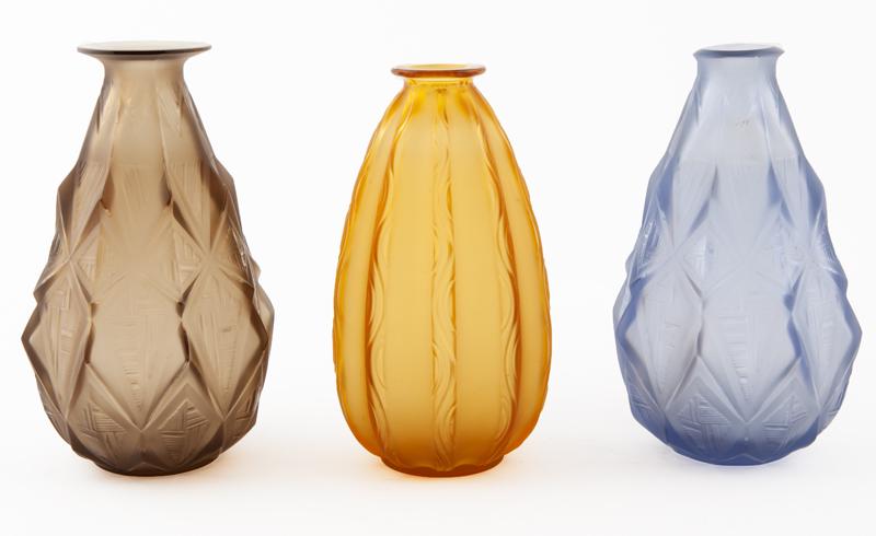 (3) Sabino Art Deco vases, (1 of 19)