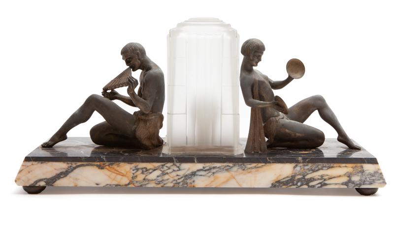 Sabino Art Deco table lamp, (1 of 11)