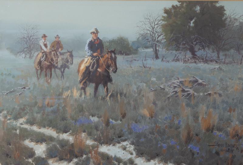 James Boren "On a Foggy Morning" watercolor (1 of 6)