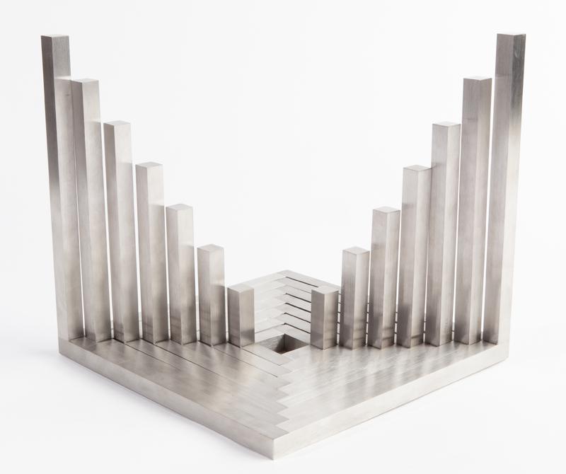 Morton Rachofsky "Small Cuboid" stainless steel (1 of 8)