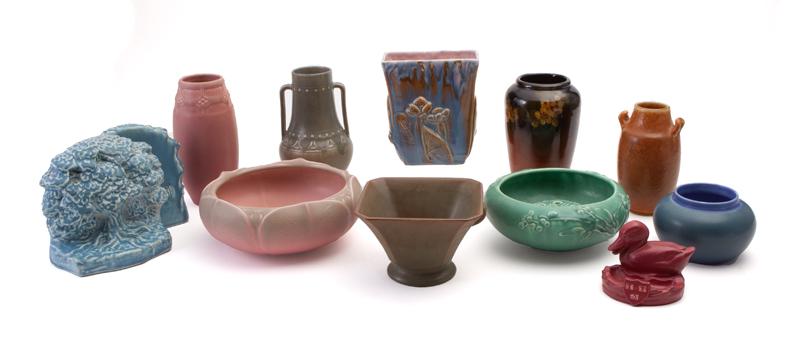 (12) Pcs. Rookwood Pottery table articles (1 of 7)