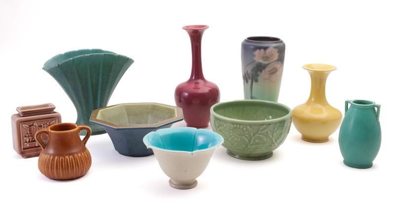 (10) Pcs. Rookwood Pottery table articles (1 of 7)