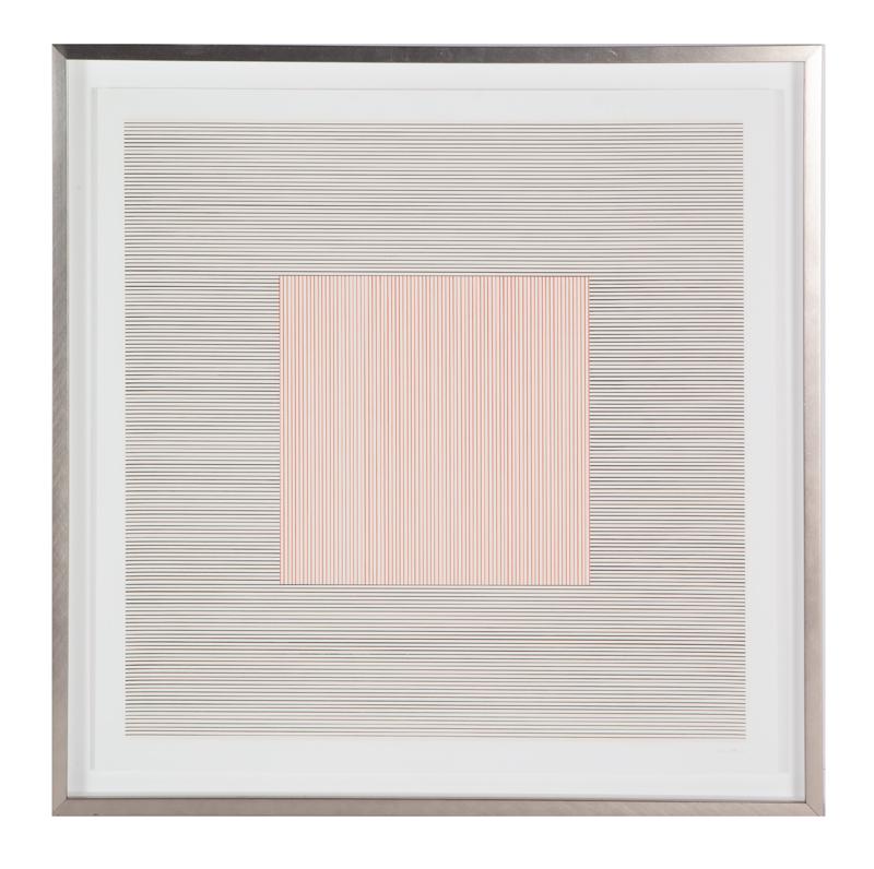 Sol LeWitt "Lines In Two Directions and In Five (1 of 5)