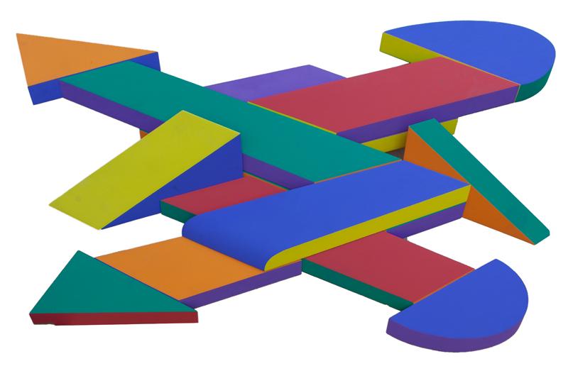 John Okulick "Explorer" painted wood, 1983. (1 of 4)