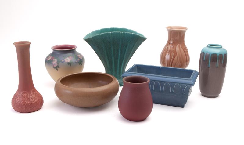 (8) Pcs. Rookwood Pottery table articles (1 of 9)