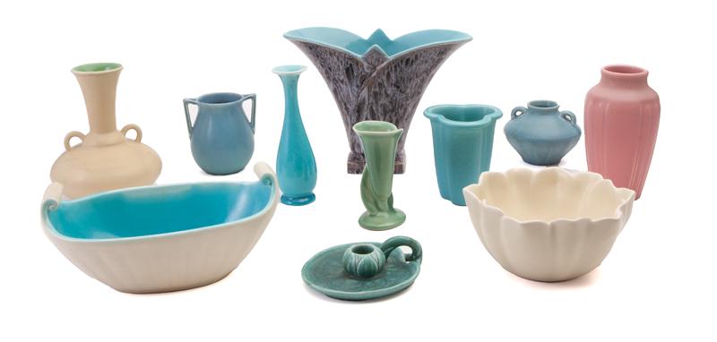 (11) Pcs. Rookwood Pottery table articles (1 of 11)