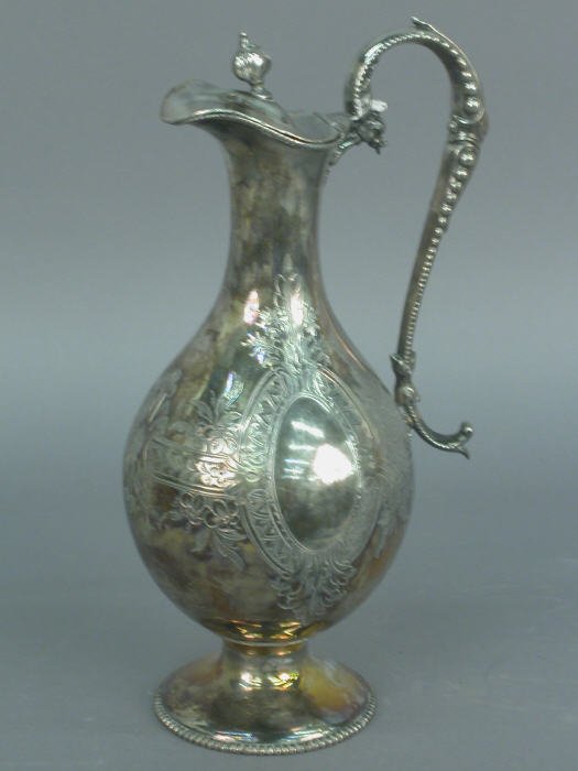 German 835 silver coffeepot & teapot w/ - 4