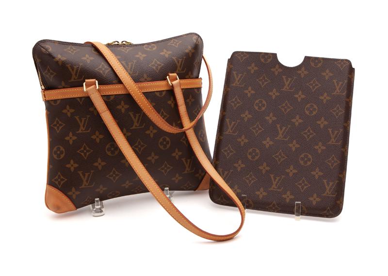 (2) Louis Vuitton coated canvas bags, (1 of 9)