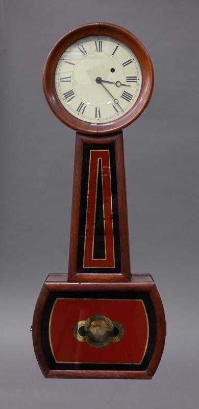 Howard style 1-weight banjo clock, (1 of 4)
