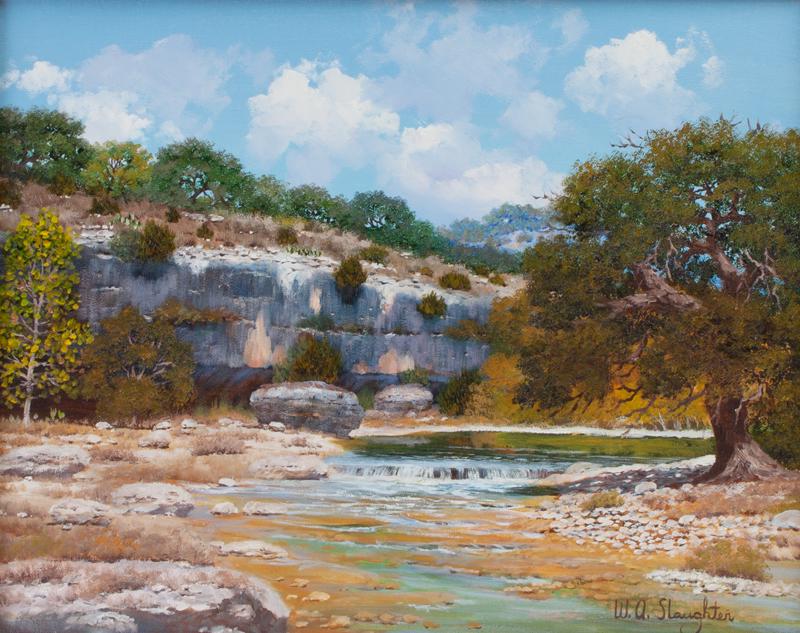 William Slaughter "Untitled (Hill Country bluffs)" (1 of 4)