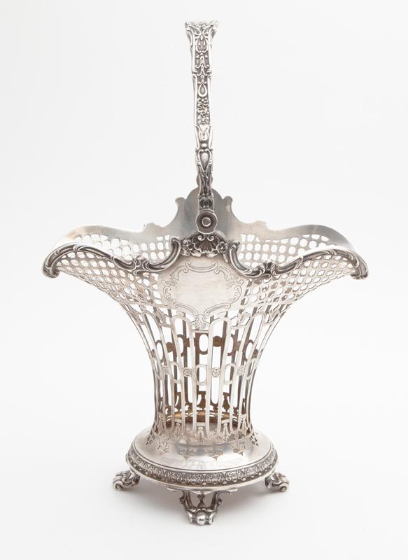 Gorham sterling silver basket, (1 of 8)