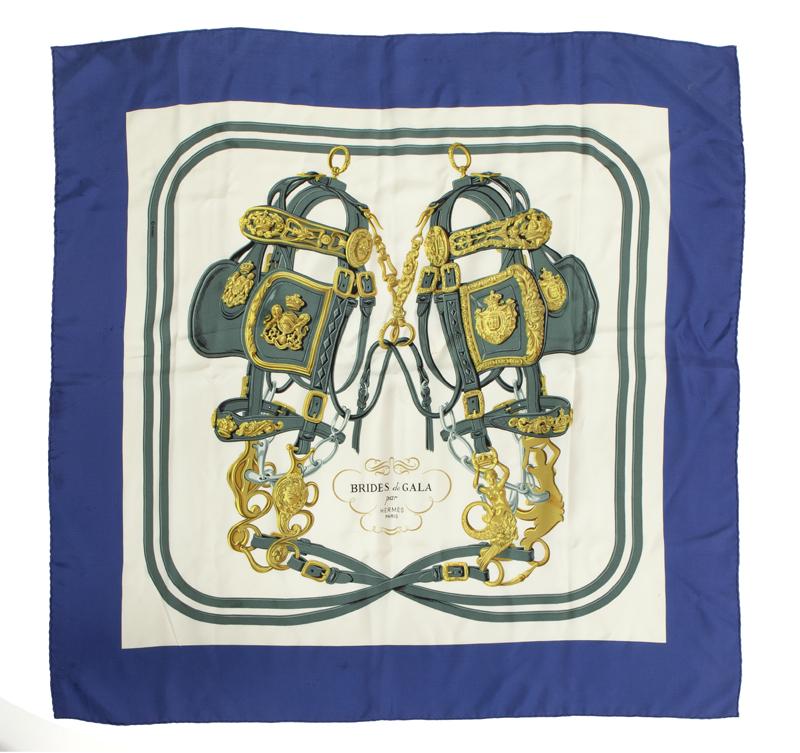 Hermes "Brides de Gala" silk scarf (1 of 4)