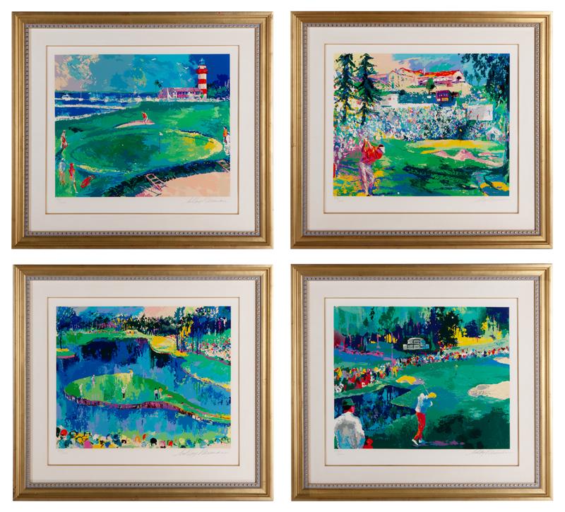 LeRoy Neiman "Big Time Golf" series lithographs, (1 of 17)